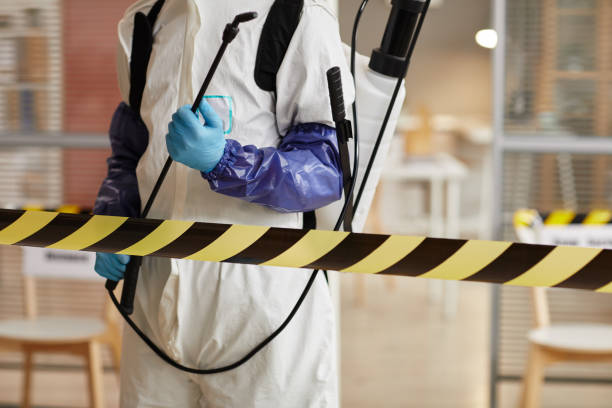 Professional Blood Cleanup technician working in Bay City, TX